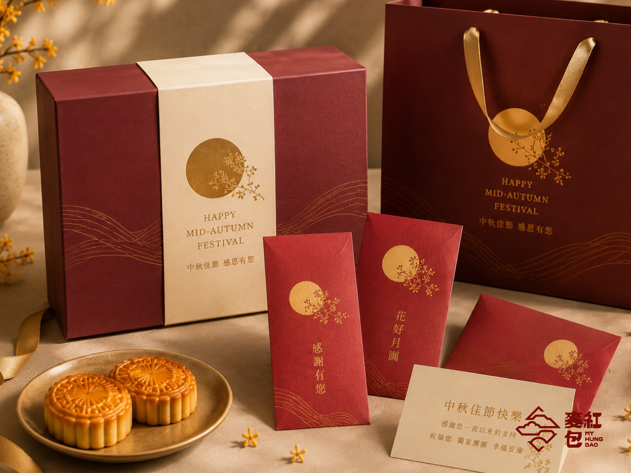 中秋企業禮品怎麼準備？從禮盒包裝到客製化紅包袋的送禮指南