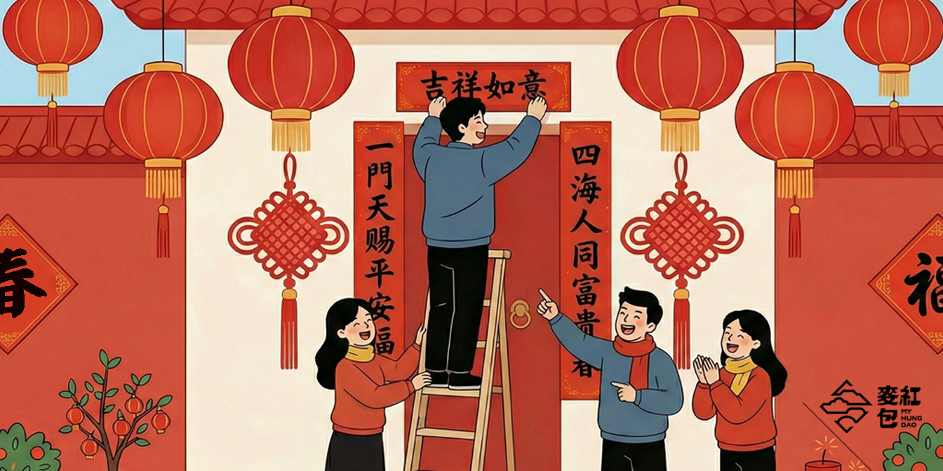 春聯要怎麼貼,春聯