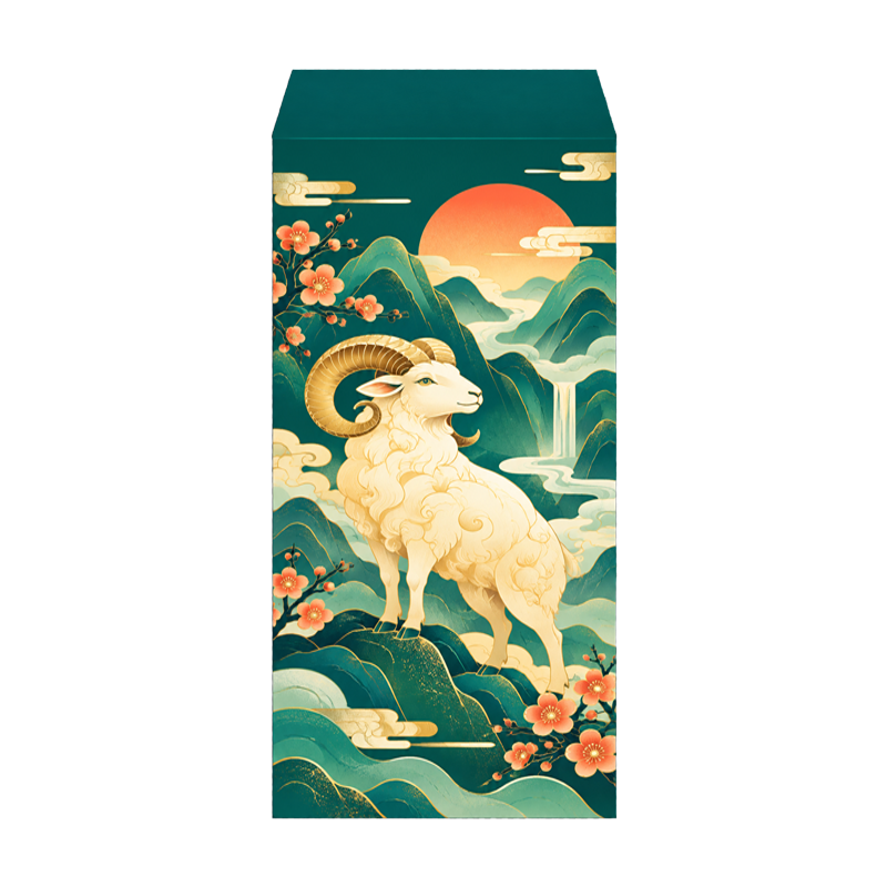 中式20K平口紅包(90*180mm)