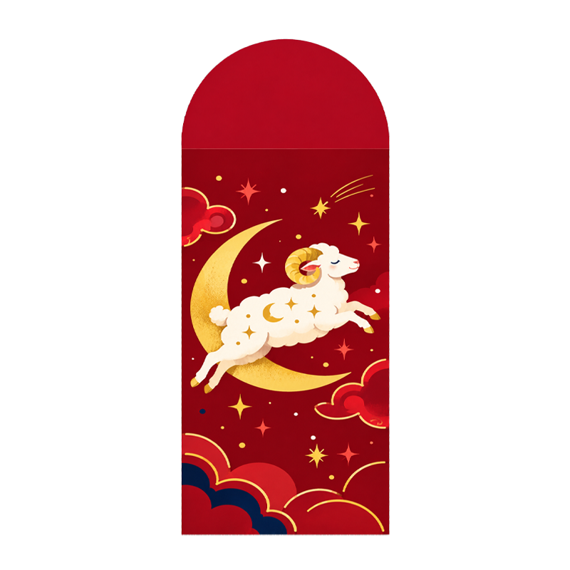 中式20K圓口紅包(90*180mm)