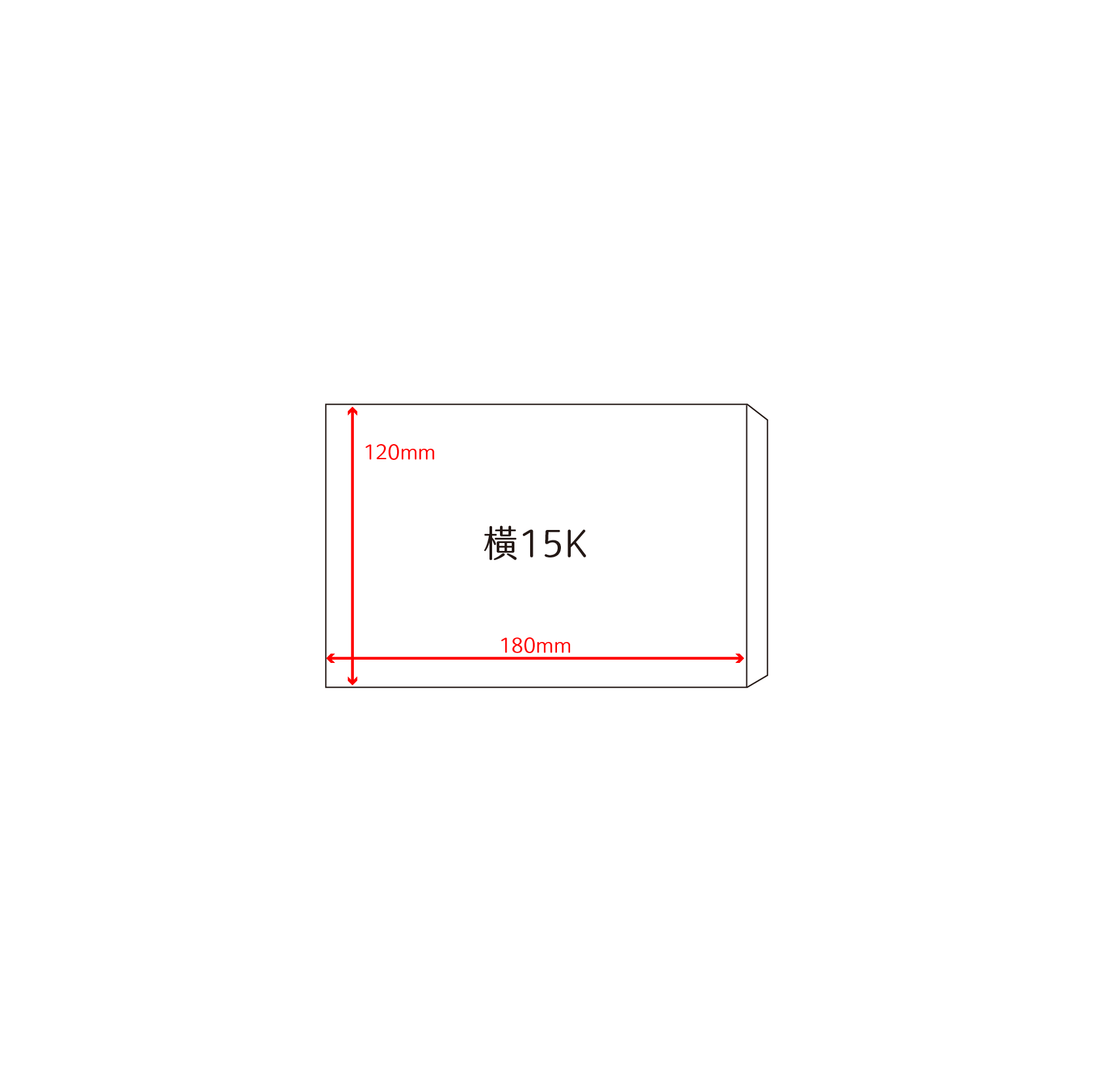 【中式公文封】84.4g赤牛皮-橫15K-尺寸