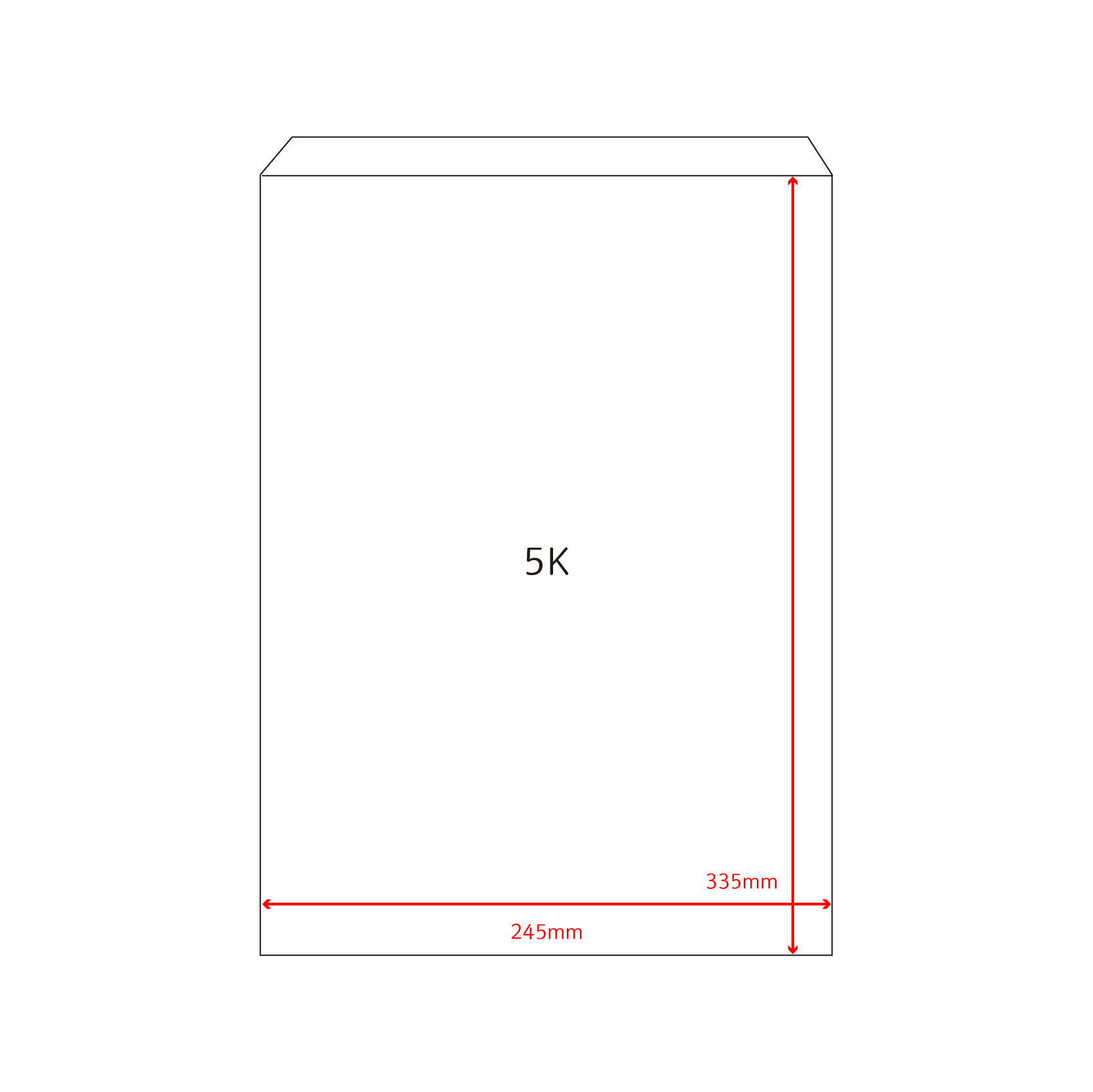【中式公文封】84.4g赤牛皮-5K-尺寸