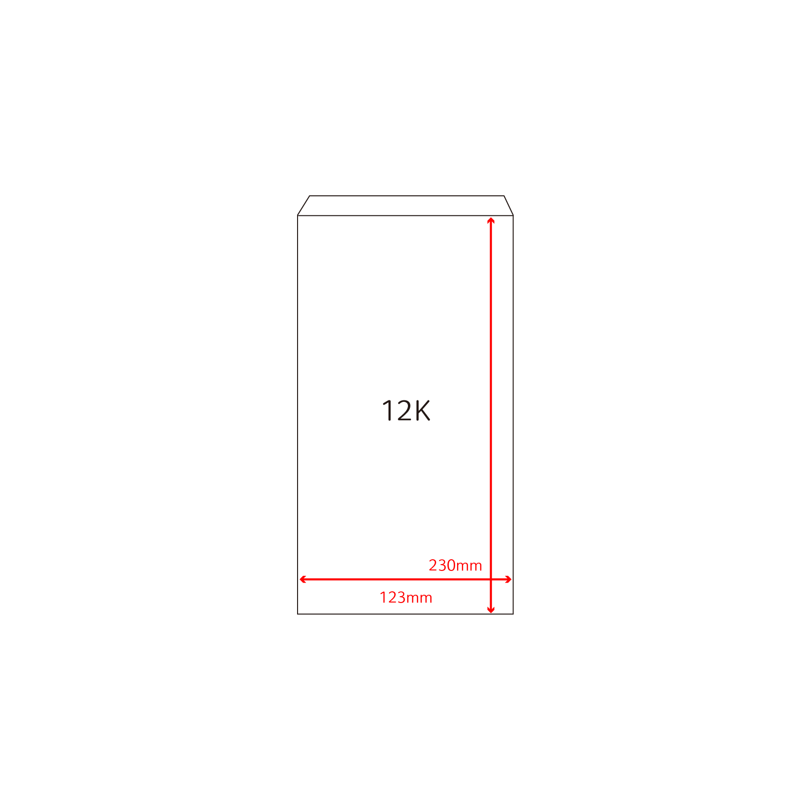 【中式公文封】84.4g赤牛皮-12K-尺寸